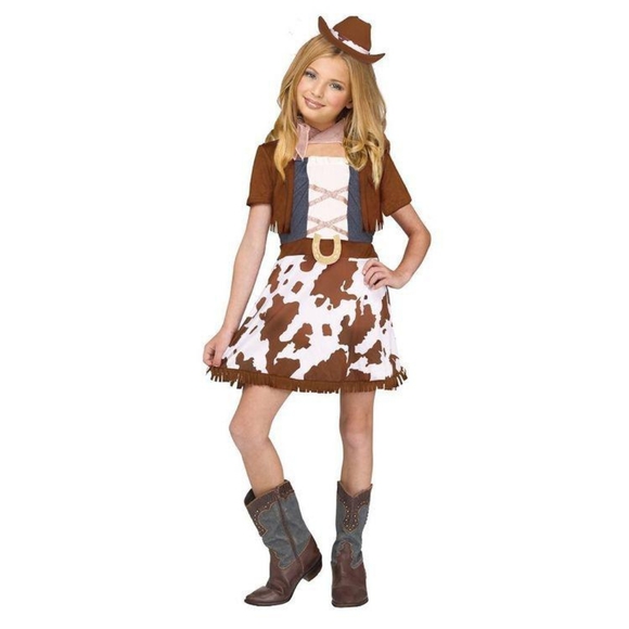 Wild West Rodeo Rider Halloween Costume Size S (4-6) - Picture 1 of 16